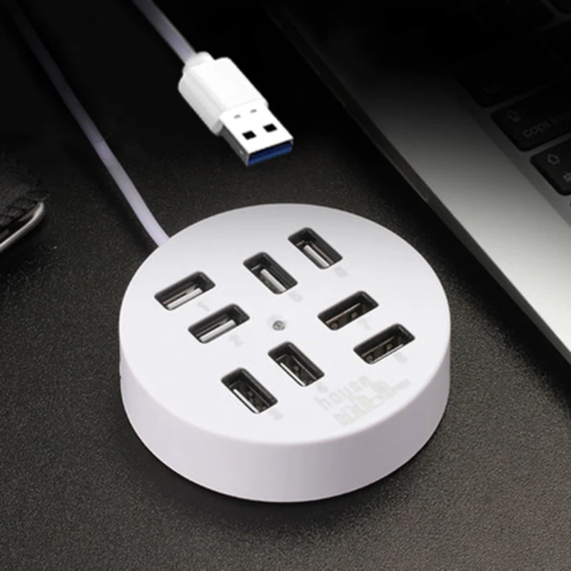 Высокоскоростной USB концентратор 4 порта 8 портов 2 0 разветвитель с несколькими usb портами расширительный