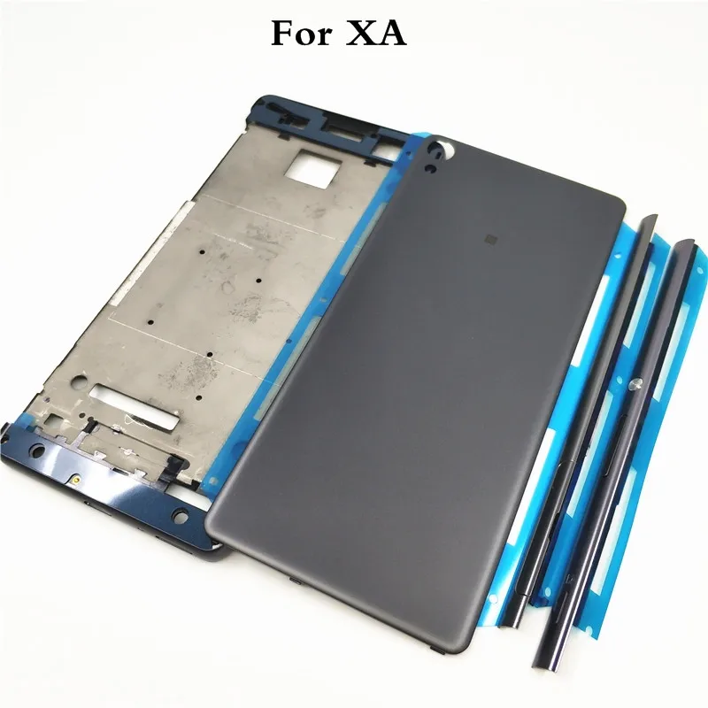 Полный корпус средняя передняя рамка для Sony Xperia XA F3111 F3112 F3115 + Боковая рельсовая