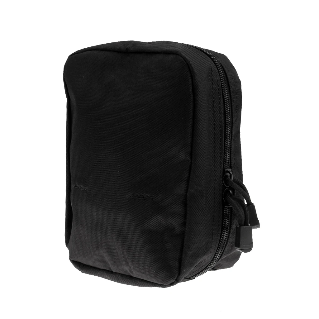 Black Открытый Molle утилита камера/медик/Аксессуар молнии сумка аксессуар мешок - Цвет: Black