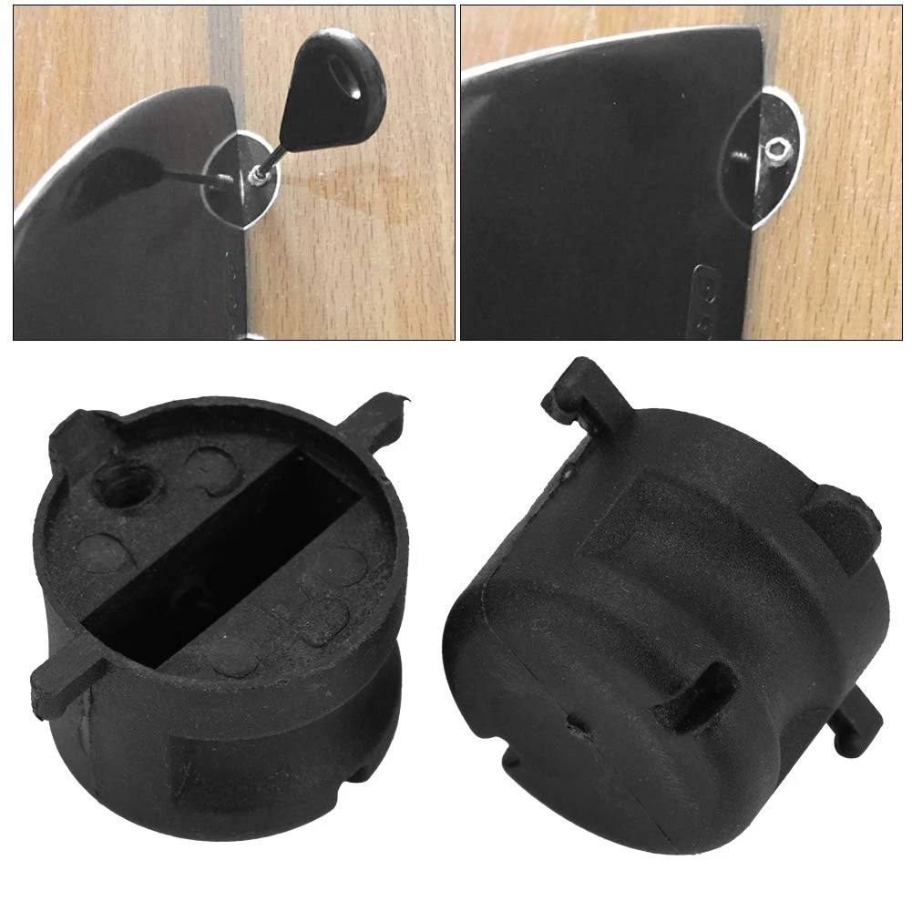 Surfboard Tail Rudder Slot for FCS Style Fin Plugs G5 Leash Plugs Box with Screws Key Wrench 6PCS surfboard screws