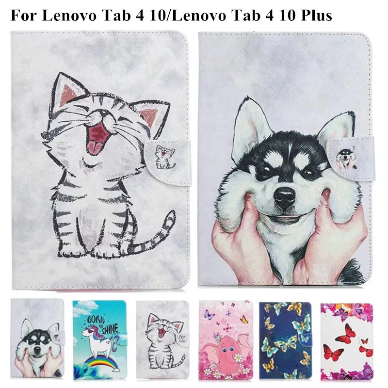 Чехол для планшета Lenovo Tab 4 10 Plus TB-X704F/X704N/X704L милый чехол-подставка из искусственной