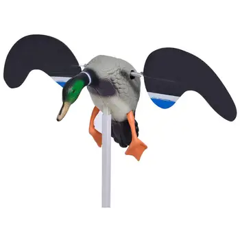 1 Piece Electric Flying Duck Decoy- Flying Duck Mallard Decoy with Support Foot for Hunting & Shooting - Remote Control 2