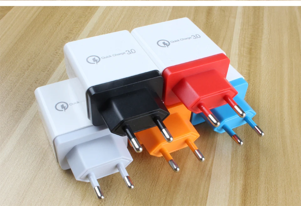 5 в 3,1 а зарядное устройство для мобильного телефона, 4 порта, евро вилка, USB, настенное зарядное устройство, быстрая зарядка 3,0, быстрая зарядка для путешествий, 5 цветов, универсальное зарядное устройство