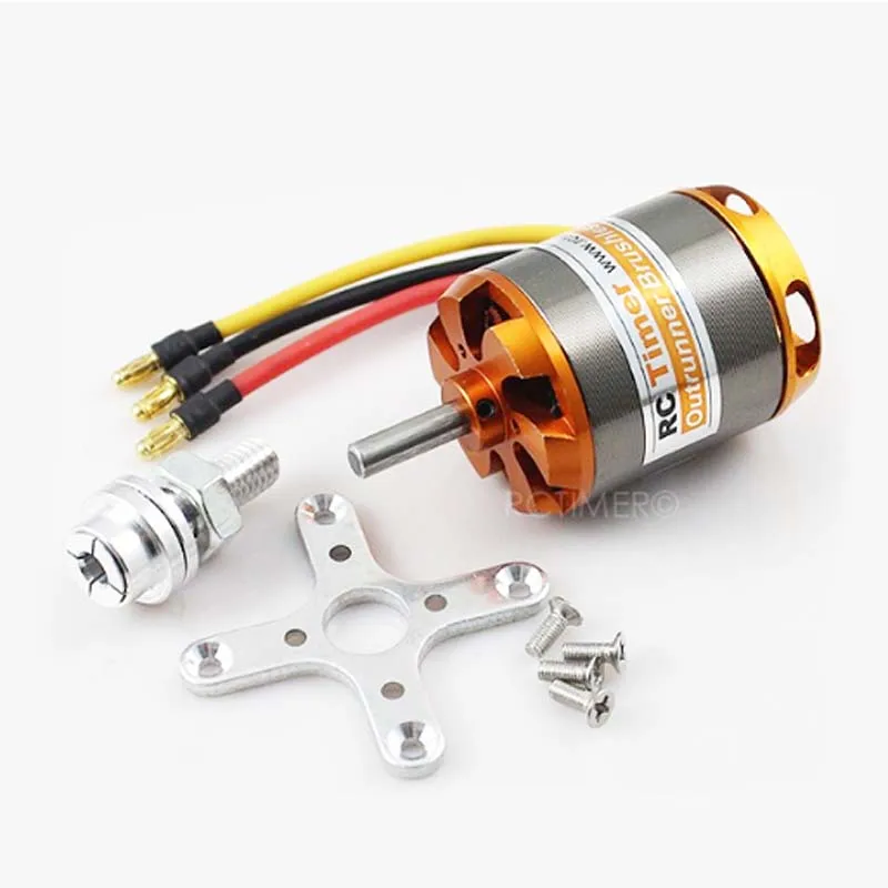 RCTimer 3548 1100KV 900KV 790KV Outrunner бесщеточный двигатель 5 0 мм вал 70A ESC для DIY RC Мультикоптер