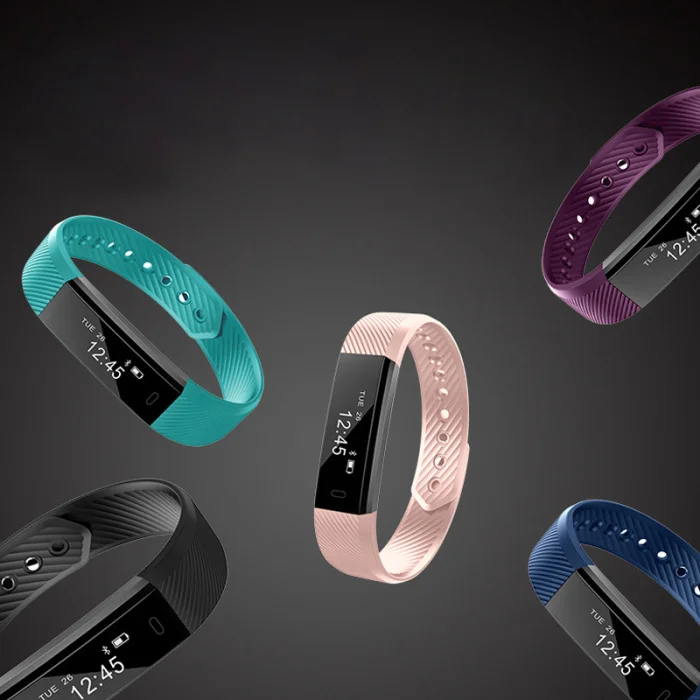 Bluetooth Смарт часы Браслет Шаг Подсчет сна монитор будильник для спорта SEC88