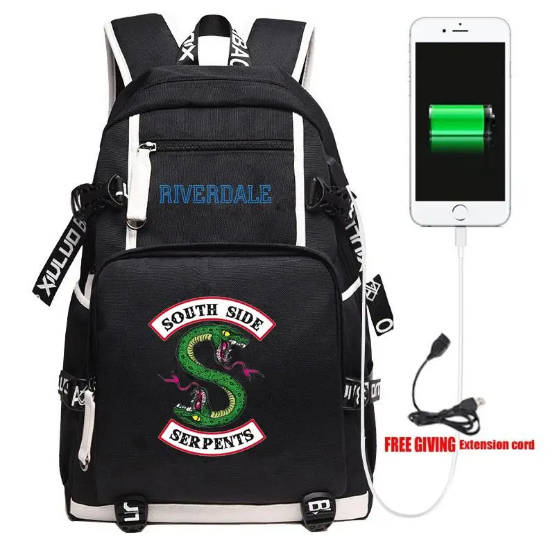 Рюкзак South Side Serpents с USB-разъемом для ноутбука | Багаж и сумки