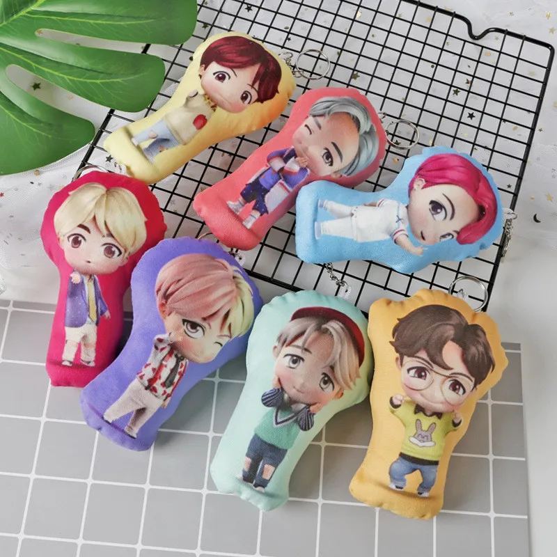 Bangtan Boys Pillow Keychains (Soft & Cuddly)