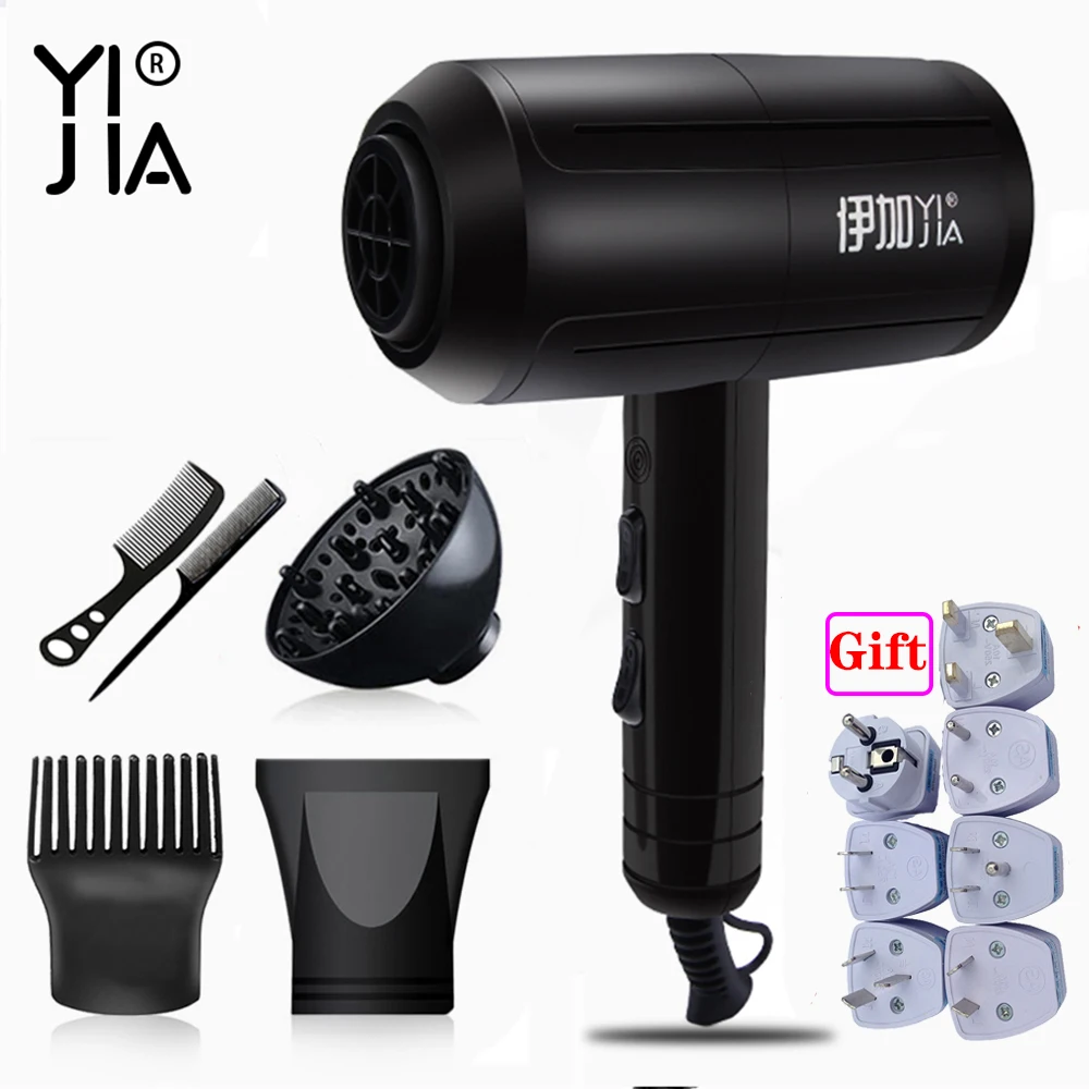 Günstig YIJIA 2200W Professionelle Tragbare Mini Haar Trockner Für Haar Blasen Trockner Hair Professional Pinsel Haartrockner Maschine Reise Haartrockner