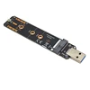 M.2 to USB 3.0 Dual Protocol SSD Board M.2 NVME PCIe NGFF SATA M2 SSD Adapter for 2230 2242 2260 2280 NVME/SATA M.2 SSD RTL9210B ► Photo 2/6