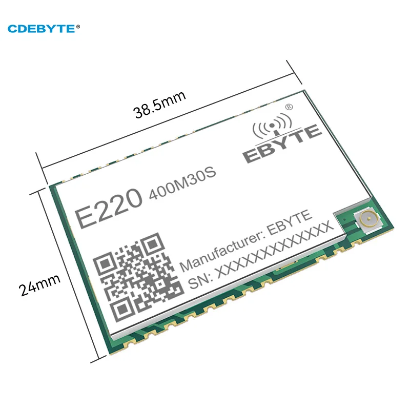 E220-400M30S LLCC68 433MHz 470MHz LoRa WAN Wireless RF Module 30dBm SPI 10km IPEX Stamp Hole SMD Transmitter Long Range IoT Mini wireless module