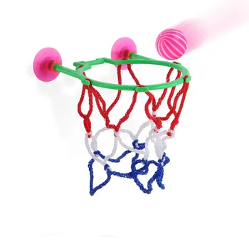 

3 Set Baby Funny Bath Toy Plastic Bathtub Basket Shooting Game Toy Set Basketball Suctions Cups Mini With Balls Toy for Children