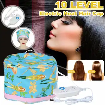 

4 Type Hair Mask Baking Oil Cap Thermal Treatment Heating Cap Temperature Controlling Protection SPA Electric Hair Steamer Mask
