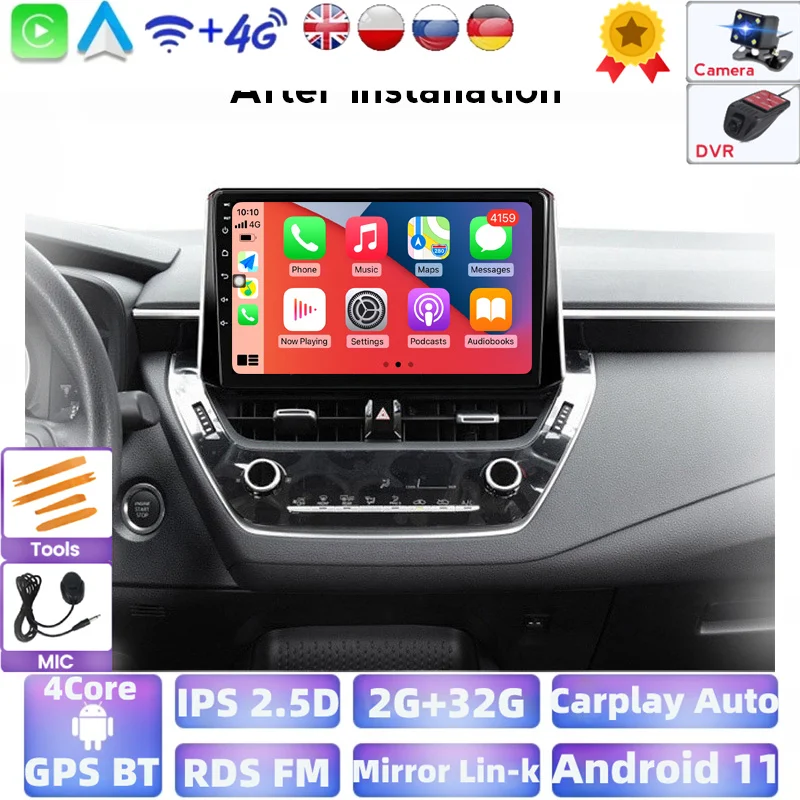 Android Car Radio Gps Multimedia For Toyota Corolla 19 Stereo 2din Hd Ips 1024 600 Support Carplay 2gb 32gb Car Multimedia Player Aliexpress Android Car Radio Gps Multimedia For Toyota Corolla 19 Stereo 2din Hd Ips 1024 600 Support Carplay 2gb 32gb Car Multimedia Player Aliexpress