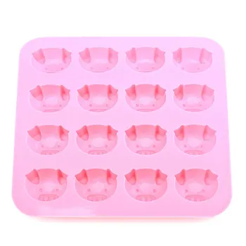 

Cake Mold Silicone Cake Baking Molds Pig Face Shaped Jelly Pastry Making Moulds 16 Cavities Ice Candy Trays Chocolate Mold