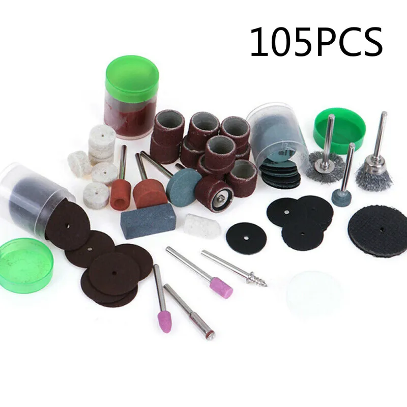 

105PCS Mini Multi-function Sanding Tool Electric Set Glass Polishing Drill Rotary Tools Suitable for Carving Grinding Polishing
