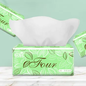 

5Pcs 300 Sheets Pack Multifold Paper Towels Fast-drying Absorbency Pockets White Paper Towels Toilet Paper Papel Higienico