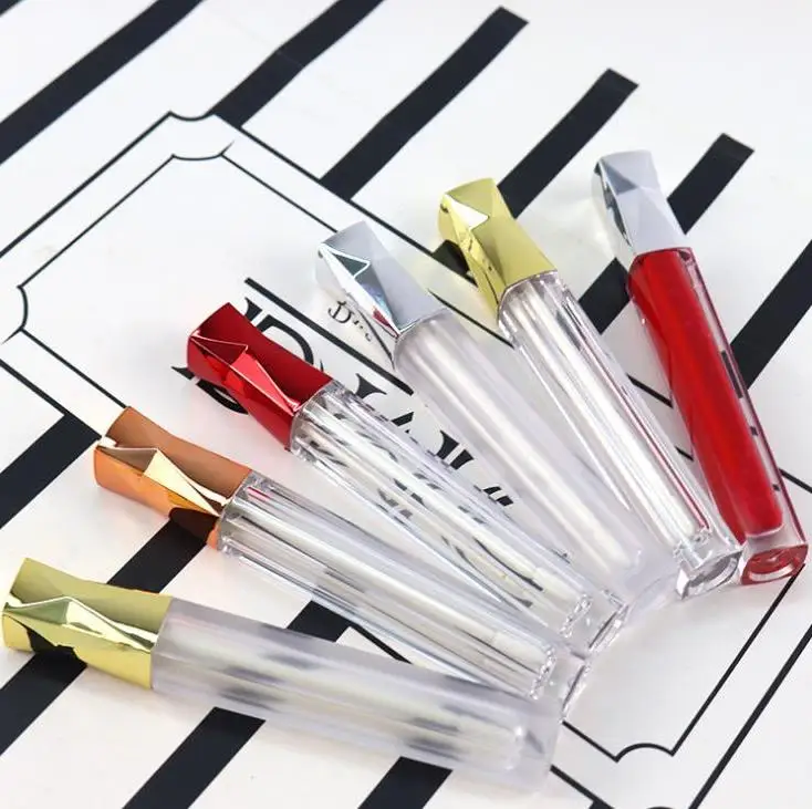

5ml Lip Gloss Bottle Empty Cosmetic Lip Oil Refillable Tube Liquid Lipstick Storage Container Fast Shipping Wholesale