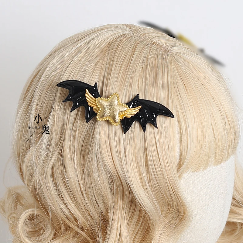 Lady Hat Japanese Style Beret for Women Halloween Hair Accessories Bat Wings  Devil Dark Punk Berets Fashion Goth Lolita Hats - AliExpress