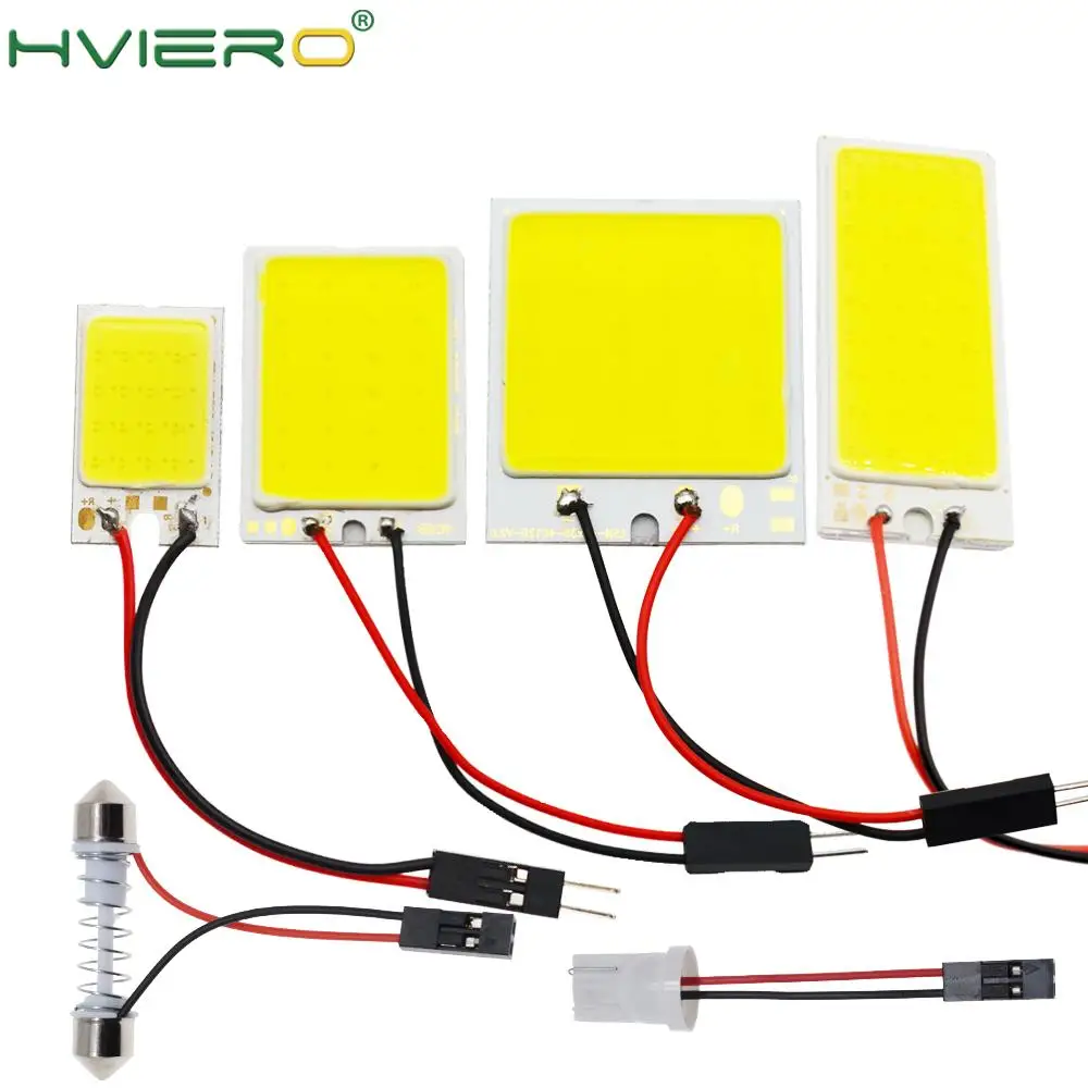 2 шт. светодиодные панели для чтения автомобиля 24/36/48 SMD|Светодиодные лампы и