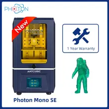 Anycubic-impresora 3d Photon Mono SE, monocromática, LCD de alta velocidad, 6,08 ', 2K, compatible con aplicación remota de Control