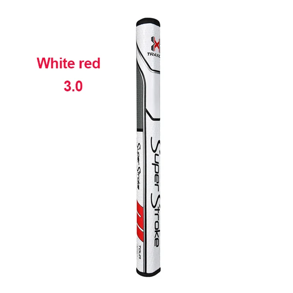 3.0 white red Super stro* TRAXION Tour клюшки для клюшек с контролем и SpyneTechnology рукоятки для гольфа 2,0/3,0 размер - Цвет: 3.0 white red