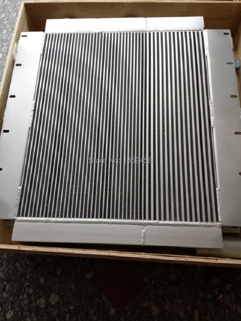

OEM 22091904 silvery aluminum plate-fin air cooler oil cooler combined radiator