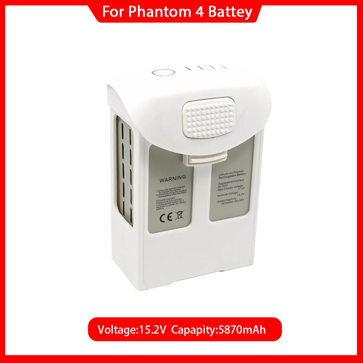 For DJI Phantom 4 Series Intelligent Flight Battery (5870mAh High Capacity) phantom pro battery Max 30 mins flight time | Электроника