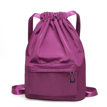 

Drawstring Bag Travel Backpack Men And Women Waterproof Nylon Drawstring Backpack Foldable Large Capacity Storage Bag Generation