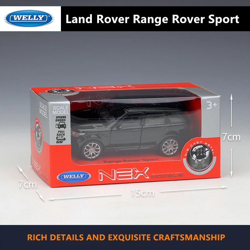 WELLY 1:36 Land Rover Range Rover спортивный сплав модель машины Моделирование Коллекция игрушек Выдвижной Автомобиль Коллекция подарков