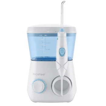 

Nicefeel Flosser Water Floss Oral Irrigator with 8 Jet Tips Oral Hygiene Teeth Cleaner Floss EU Plug