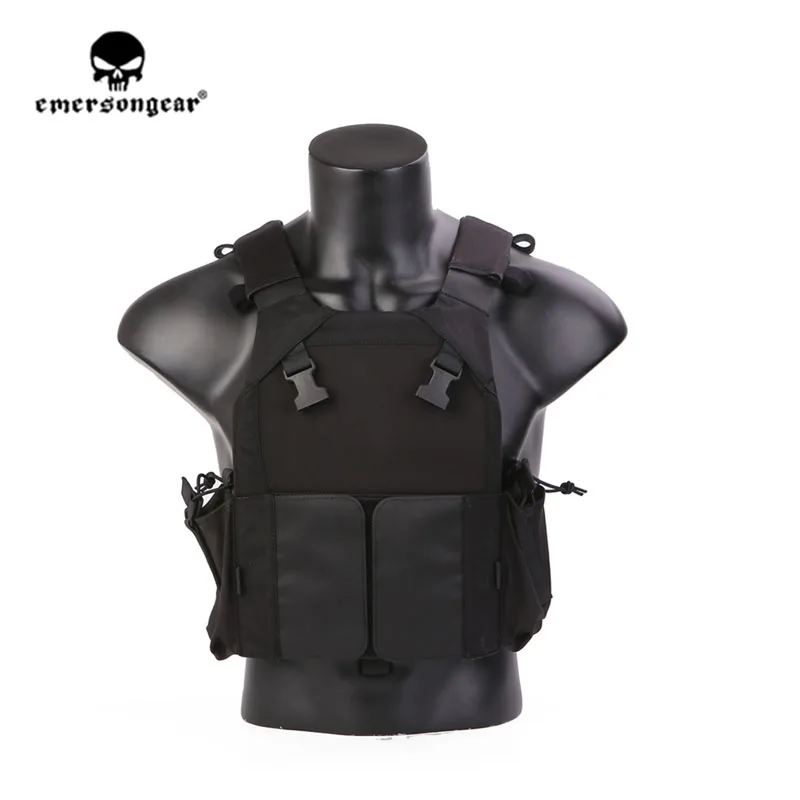 BK Emerson gear Emerson LV-MBAV шт., тактический жилет, легкий, CS Wargame, военная, тренировочная, защитная Экипировка, бронежилет - Цвет: BK