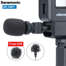 Saramonic SR XM1 GoPro Vlog התקנה אלחוטי וידאו מיקרופון Ulanzi V2 קר נעל שיכון מקרה עבור GoPro גיבור 9 8 7 6 אוסמו כיס