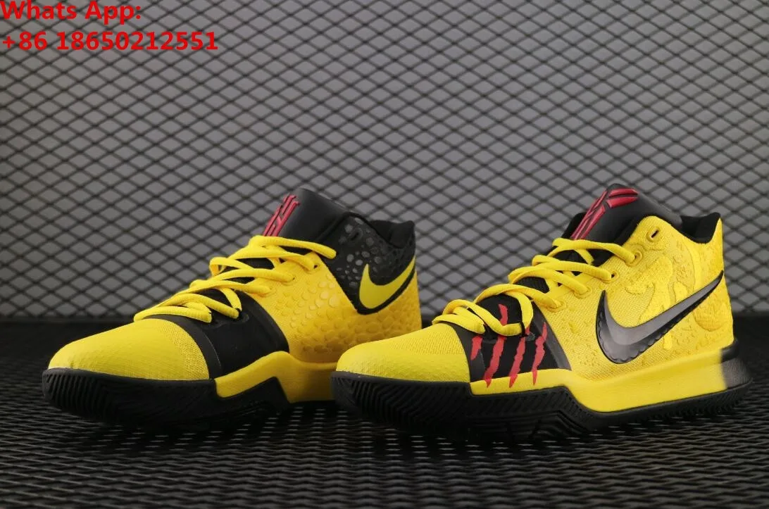 Kyrie 3 Брюс Ли обувь Классическая Баскетбольная обувь Mamba менталитет фирменная обувь спортивные кроссовки