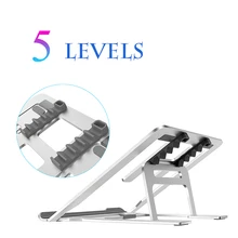 Складная подставка для ноутбука, держатель для ноутбука 13, 3, 14,1, 15,6 дюймов, кронштейн из алюминиевого сплава для Macbook pro 13, hp, acer, lenovo