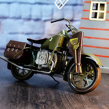 

Retro 250 Motorcycle Model Iron Crafts Decorations Metal Model Ornaments Creative Home Accessories