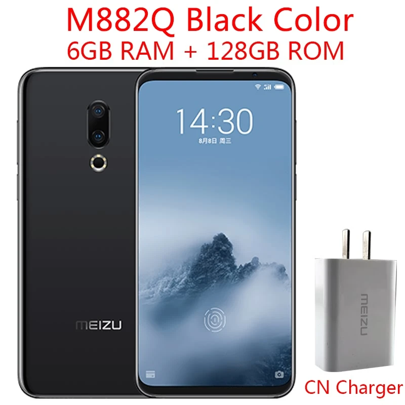CN Black 6G 128G Meizu 16th 16, 4G LTE Snapdragon 845, четыре ядра, 6 ГБ, 64 ГБ, 6,0 дюймов, FHD, 2160x1080 P, полный экран, двойная камера заднего вида - Цвет: CN Black 6G 128G