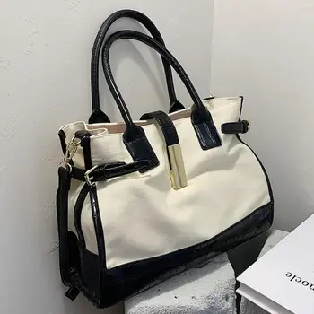 

Elegante Weibliche Große Tote tasche 2020 Mode Neue Hohe qualität Leinwand frauen Designer Handtasche Hohe kapazität Schulter Me