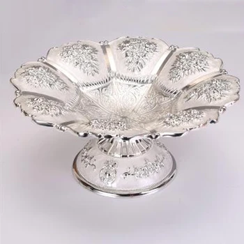 

Nordic Style Home Fashion Living Room Metal Exquisite Fruit Plate Decoration For Snacks Cakes Snacks Fruits Home Gatheribg Supp
