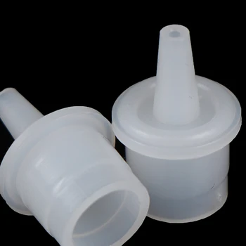 

Hot 50pcs False Eyelashes Extension Glue Empty Bottle Plug Eyelash Glue Bottle Cork Individual Replacable Disposable Extension