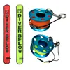 30M Line Scuba Diving Finger Reel Spool 110cm SMB Safety Sausage Diving Safety Kit for Underwater Diver Snorkeling Cave 1