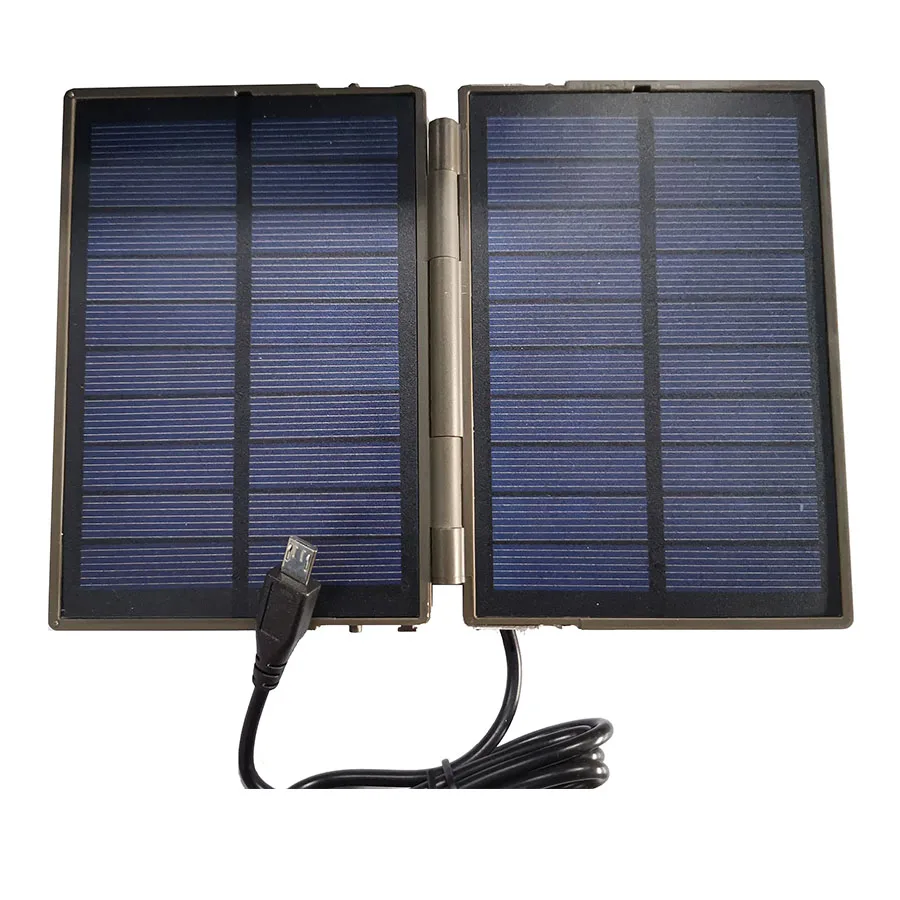 Boly BG410-DFPS Solar Panel Night Vision 100ft 0.7s Full Set Of Hunting Trail Game Cameras TF Card Batteries Include Photo Traps