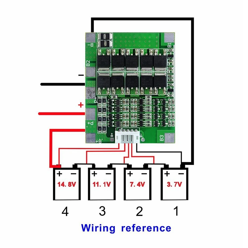 

4S 30A 12V 18650 Lithium Iron Phosphate Lifepo/Life Battery Bms Packs Pcb Power Protection Board For Scooter Ebike