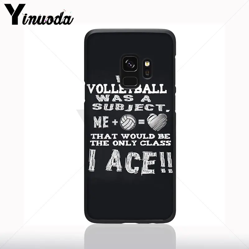 Bola Voli Lucu Berwarna-warni Aksesoris Case untuk Samsung Galaxy S10plus S9 Plus S8plus S10E A50 A70 A10 Kasus Ponsel