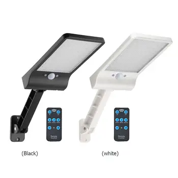 

56LED Solar Motion Sensor Street Light with Remote Control for Outdoor Street Pathway Garden Wall Security Lamp