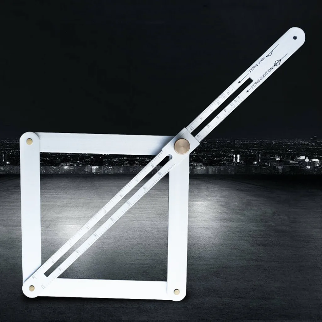 

40!Ceiling Trim Ruler Precision Measurement Angle Ruler Woodworking Tool