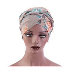 

rendy Retro Cotton Women's Scarf Muslim Hijab Scarf Long Tail Head Wrapped Turban Square Scarf African Printed Head Scarves