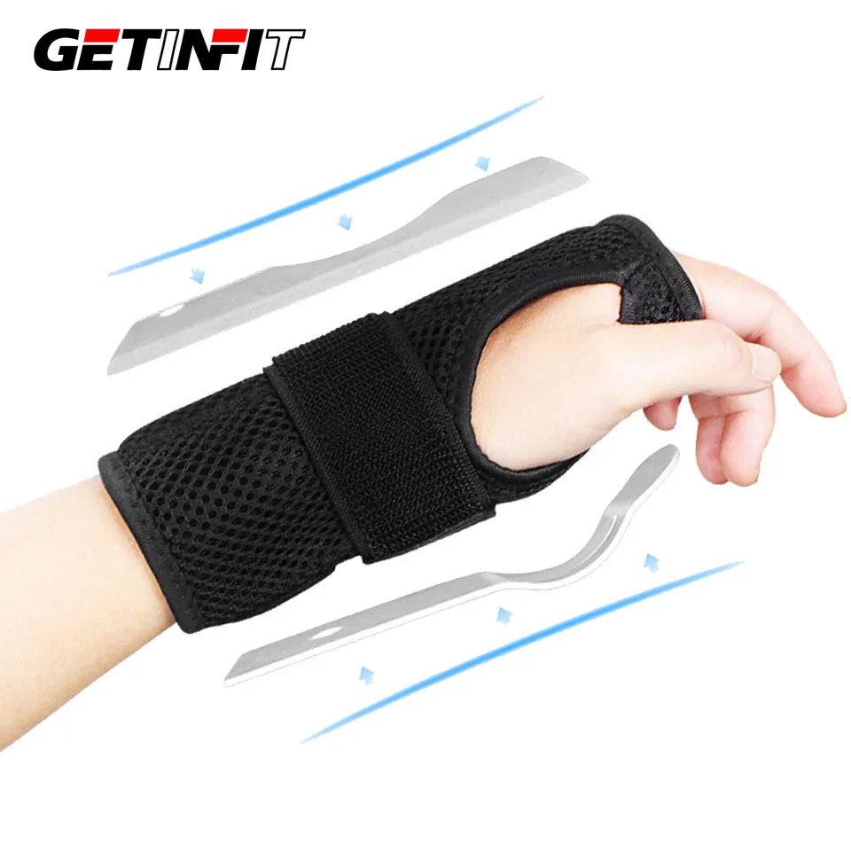 Getinfit 1 шт. фиксатор на запястье для артрита тендинита ночного сна с подушкой