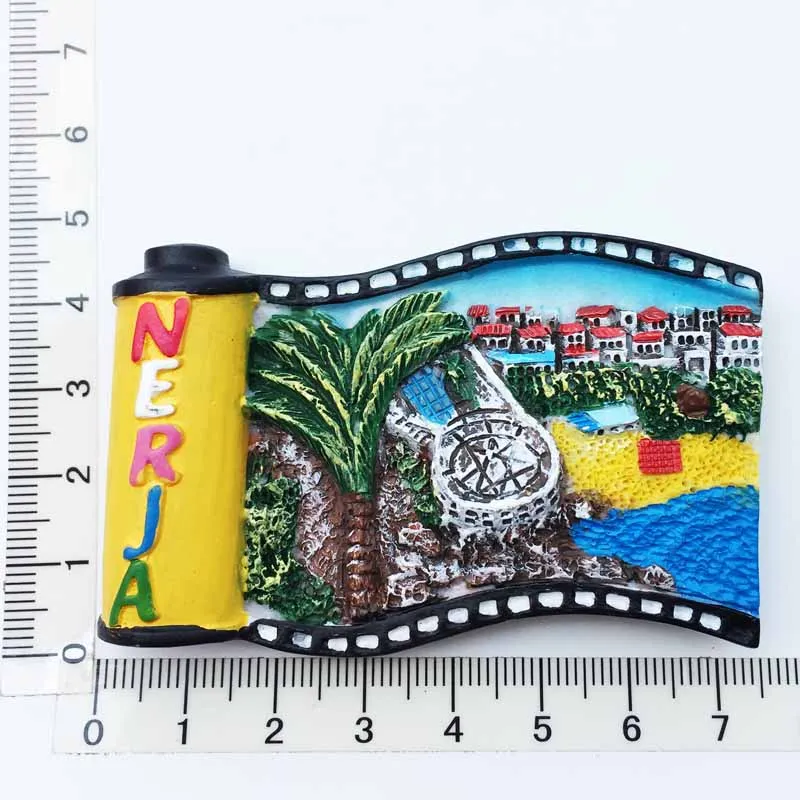 Nerja Spain Madrid Seville Torido Barcelona Fridge Magnet Souvenir Refrigerator Magnets | Дом и сад