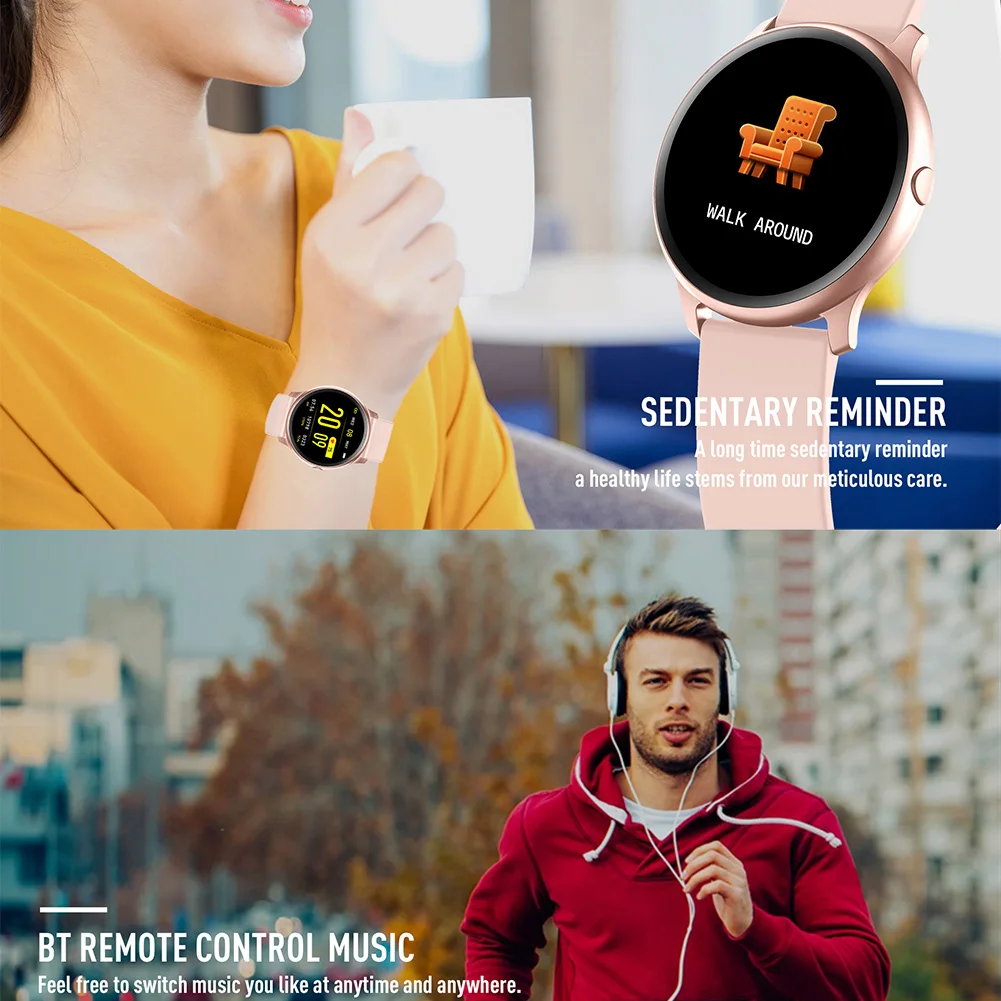 Для мужчин и женщин силиконовый ремешок счетчик шагов фитнес для IOS Android Спорт кровяное давление пульсометр Водонепроницаемый умный браслет