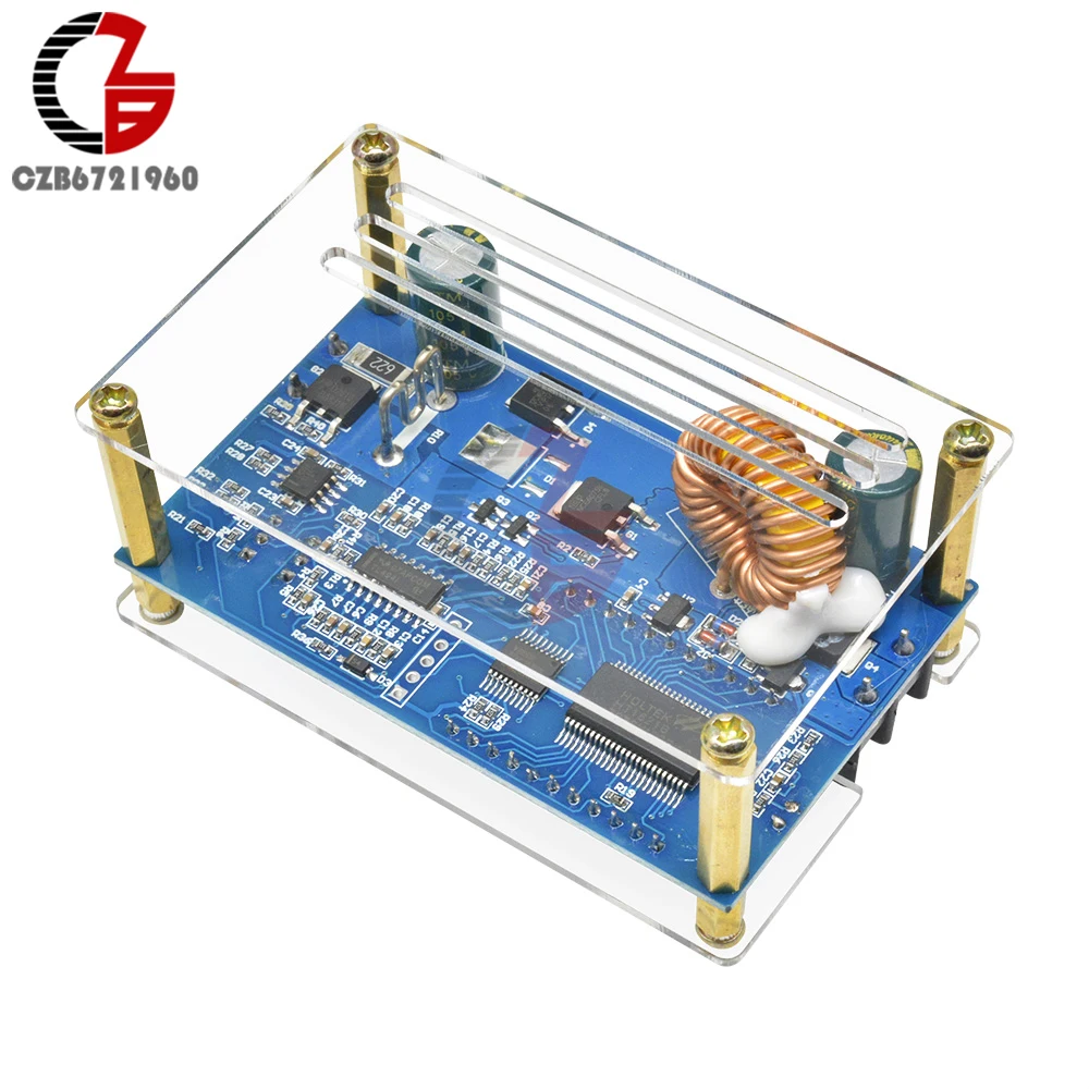 9 V-45 V постоянного тока до 11-с алюминиевой крышкой, 50В DC-DC модуль повышающего преобразователя CC CV Питание трансформатор 12V 24V 48V Напряжение регулятор Цифровой вольтметр